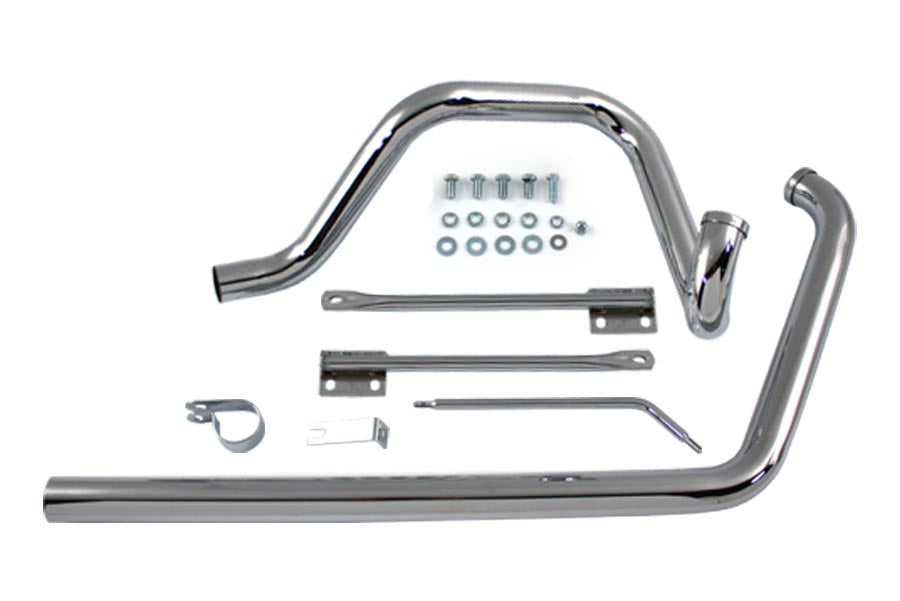 29-1169 - True Dual Exhaust Pipe System Chrome by Wyatt Gatling