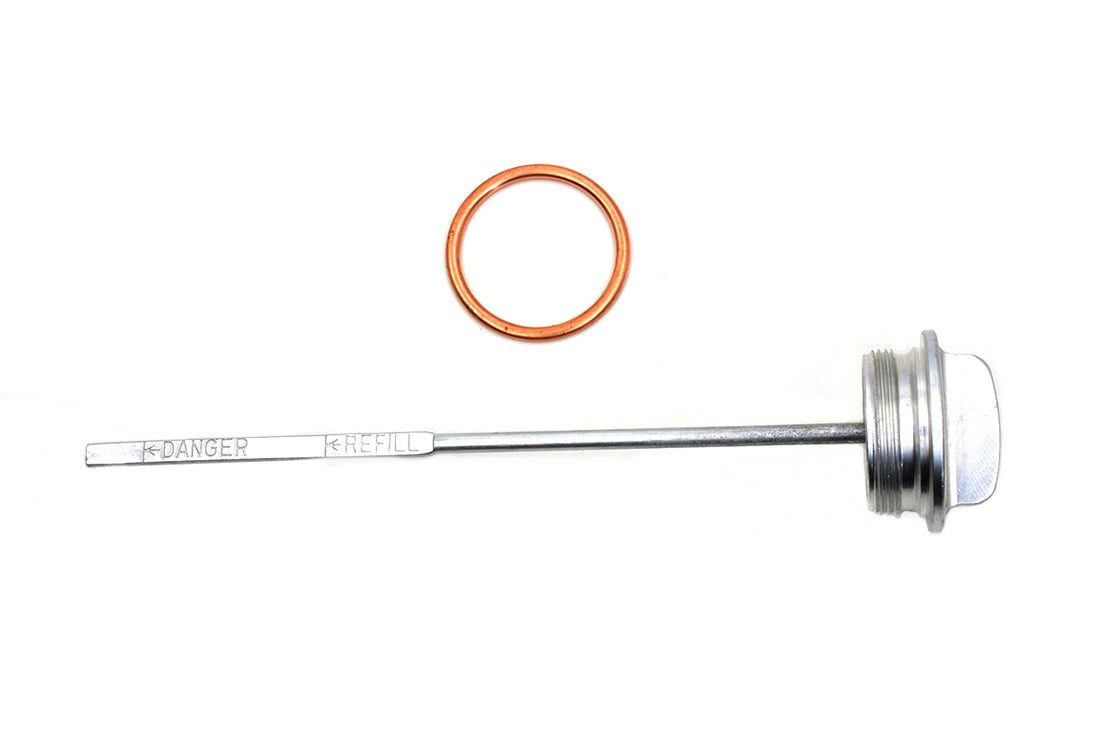 2904-2 - Cadmium Plated Oil Tank Filler Cap and Gauge Kit by Colony