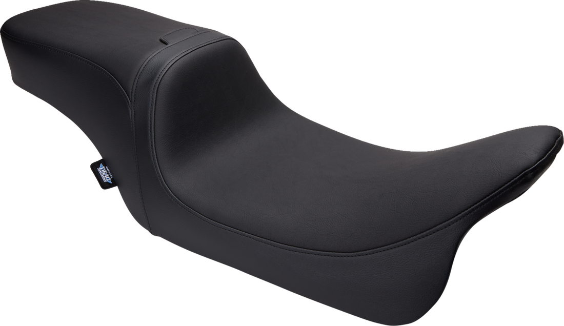 DRAG SPECIALTIES SEATS Predator 2-Up Seat - Vinyl - Smooth - w/o Backrest - FLH/FLTR '08-'24 0801-1499