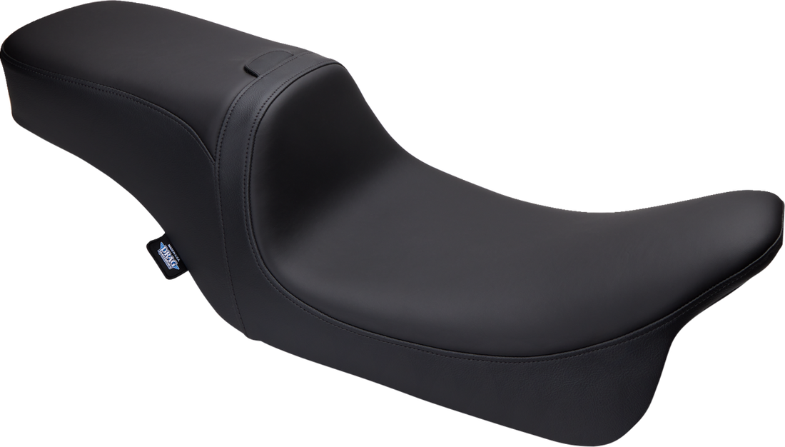 DRAG SPECIALTIES SEATS Predator 2-Up Seat - Solar Leather - Smooth - w/ Backrest Receptacle - FL '08-'23 0801-1501