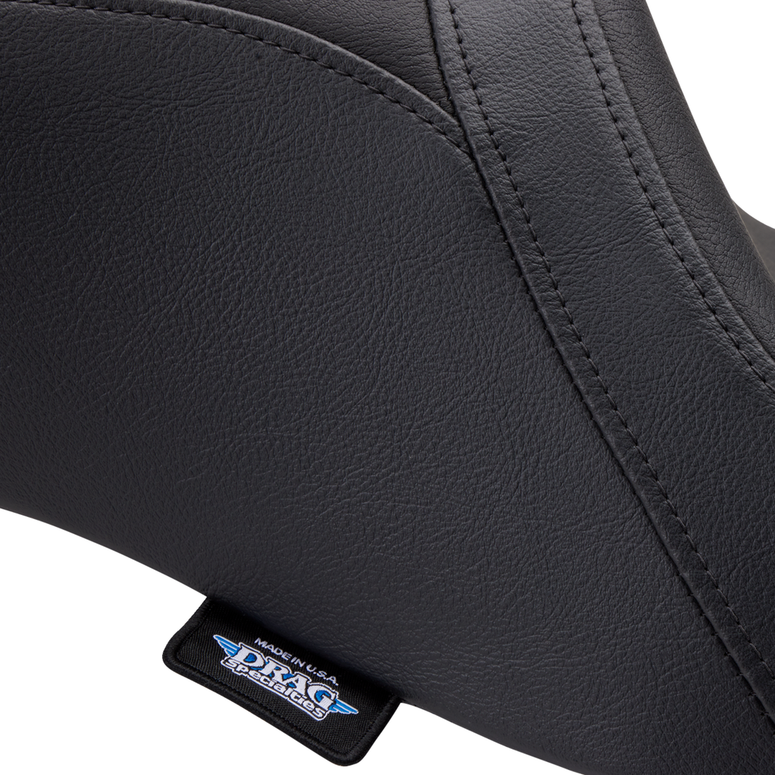 DRAG SPECIALTIES SEATS Predator 2-Up Seat - Vinyl - Smooth - w/o Backrest - FLH/FLTR '08-'24 0801-1499
