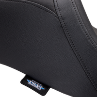 DRAG SPECIALTIES SEATS Predator 2-Up Seat - Vinyl - Smooth - w/o Backrest - FLH/FLTR '08-'24 0801-1499