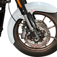 PAUL YAFFE BAGGER NATION Thicky Front Fender - 19" Wheel - With Black Adaptor - M8 Low Rider S/ST THICKY-19-LR-18L-SL