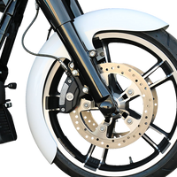 PAUL YAFFE BAGGER NATION Thicky Front Fender - OEM - 16"-19" Wheel - With Satin Adapters - Touring/Trike THICKY-OEM-14L-S