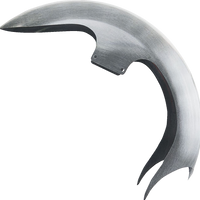 PAUL YAFFE BAGGER NATION Talon Front Fender - OEM - 16"-19" Wheel - With Satin Adapters - Touring Models TALON-OEM-14L-S