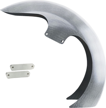 PAUL YAFFE BAGGER NATION DEI Front Fender - OEM - 16"-19" Wheel - With Satin Adapters - Touring Models DEI-OEM-14L-S