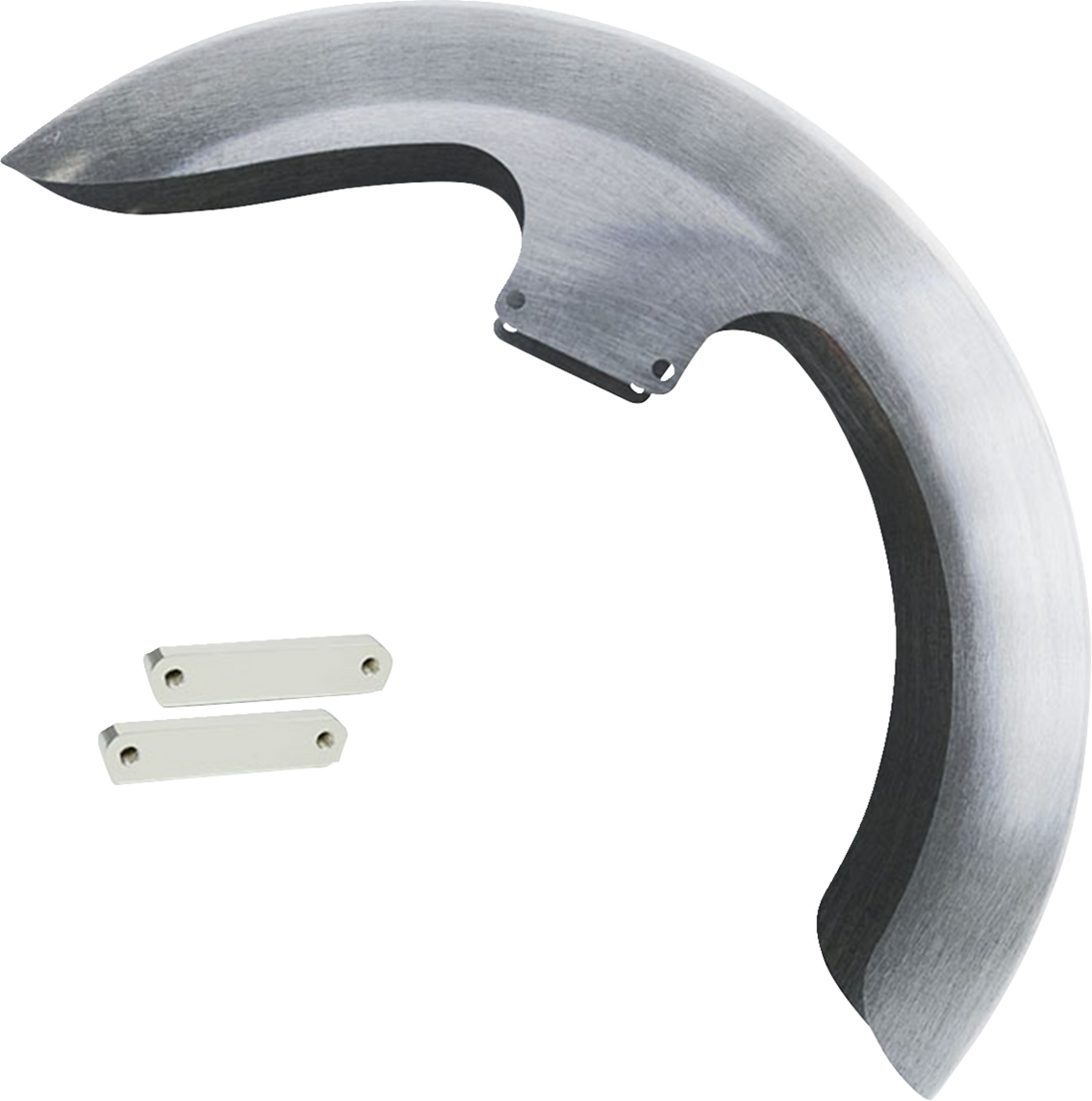 PAUL YAFFE BAGGER NATION Thicky Front Fender - OEM - 16"-19" Wheel - With Chrome Adapters - Touring/Trike THICKY-OEM-14L-C