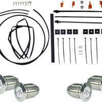 PAUL YAFFE BAGGER NATION Thunder Bolts Kit - Run/Brake/Turn - Black PYO:BB-TB-C