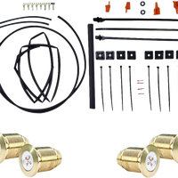 PAUL YAFFE BAGGER NATION Thunder Bolts Kit - Run/Brake/Turn - Black PYO:BB-TB-BR