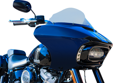 PAUL YAFFE BAGGER NATION Sharknado? Fairing - 9" Windshield - Harley Davidson PYO:SFK-SG-9