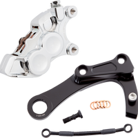 ARLEN NESS 4-Piston Caliper - Rear - Chrome 02-327