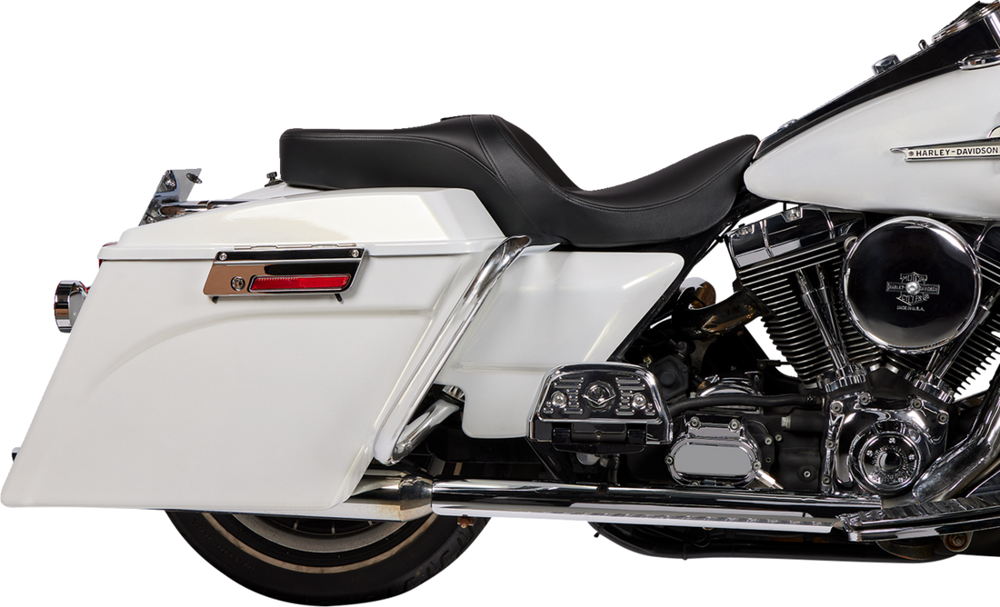 DRAG SPECIALTIES SEATS Freedom Seat - Solar Leather - Black - FLH '97-'07 08011508-4676E