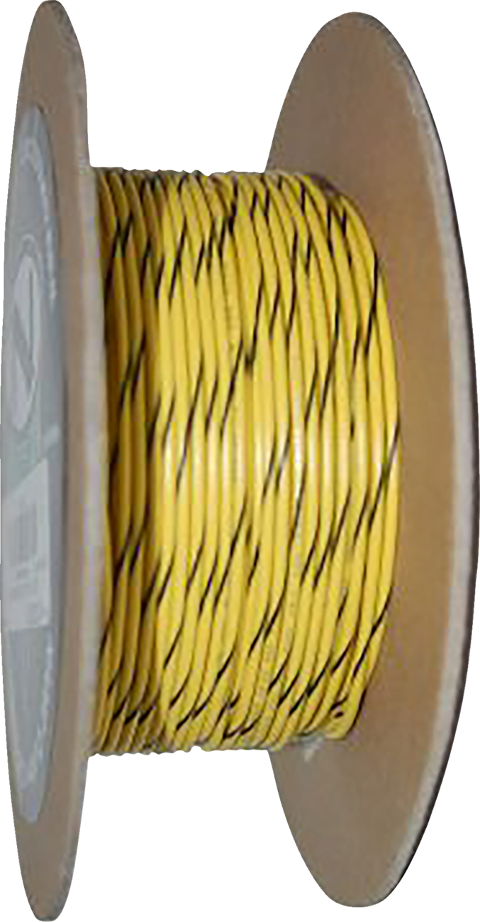 NAMZ 100' Wire Spool - 20 Gauge - Yellow/Black NWR-40-100-20