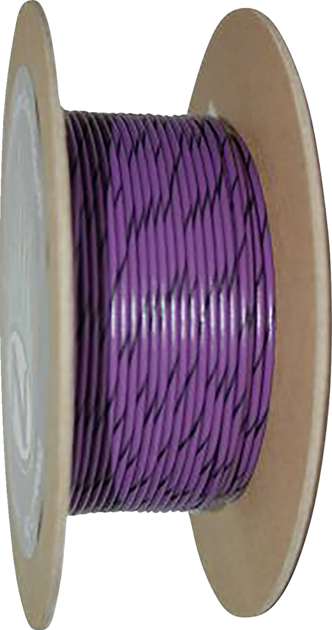 NAMZ 100' Wire Spool - 20 Gauge - Violet/Black NWR-70-100-20