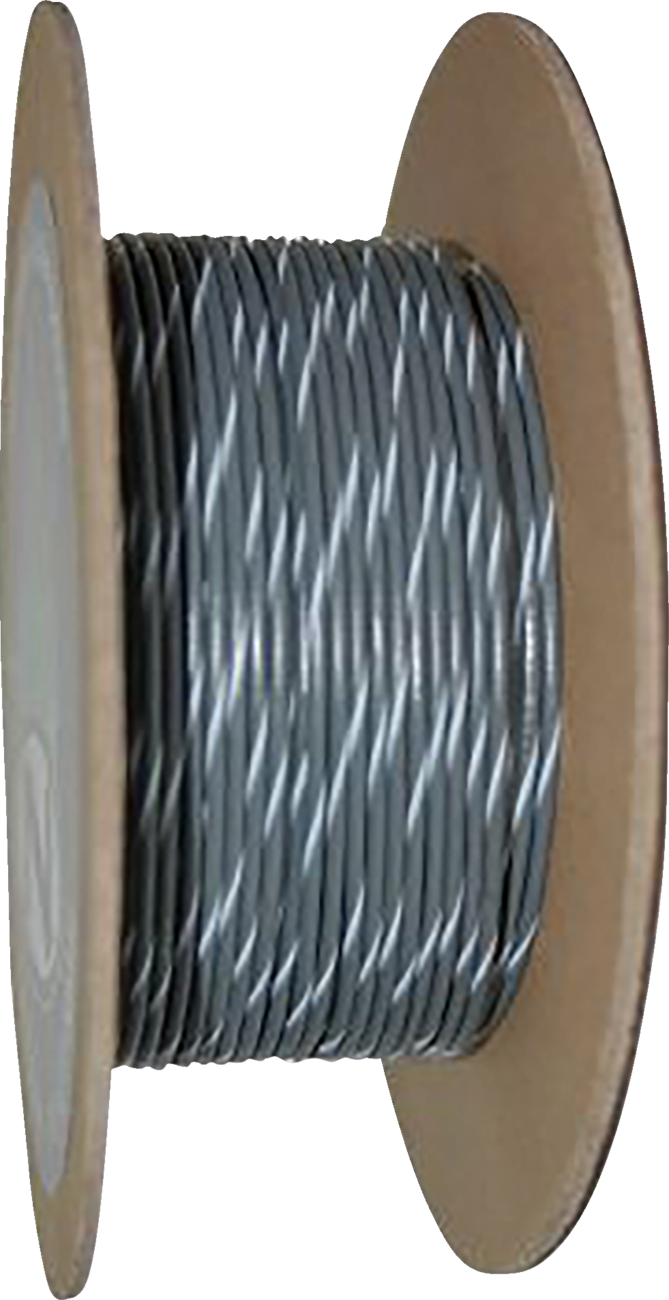 NAMZ 100' Wire Spool - 20 Gauge - Gray/White NWR-89-100-20