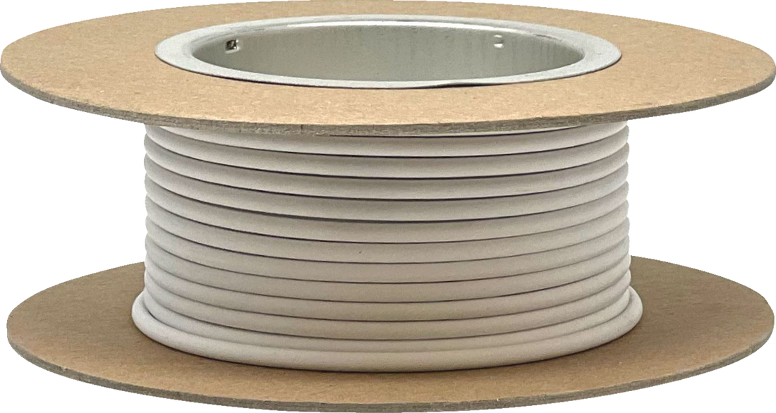 NAMZ 25' GXL Wire Spool - 12 Gauge - White NGWR-912