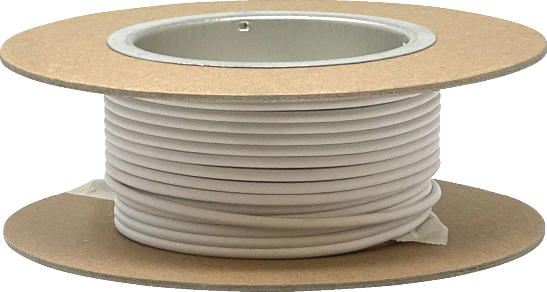NAMZ 25' GXL Wire Spool - 14 Gauge - White NGWR-914