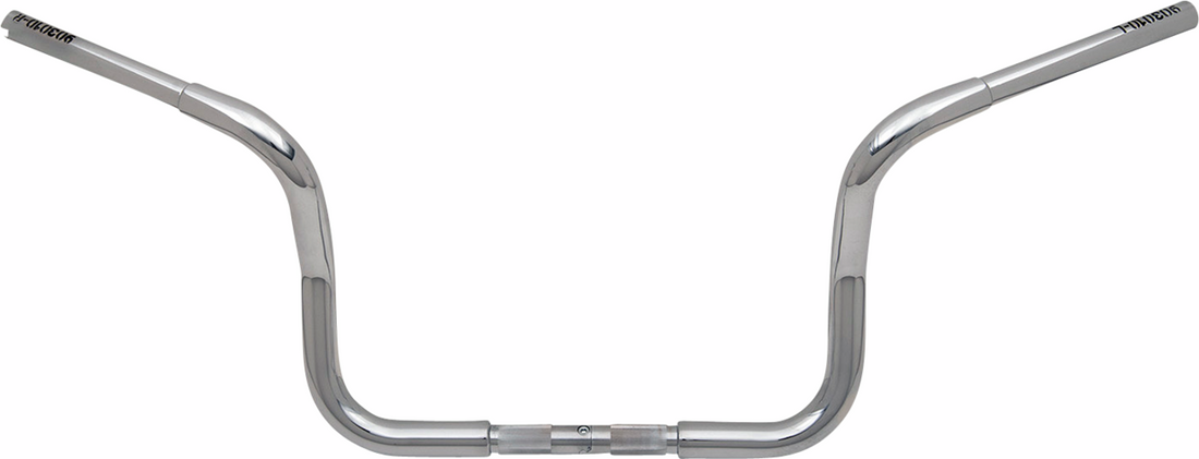 FAT BAGGERS INC. 1-1/4" EZ Install Round Top Handlebar - 10" - Chrome 943010