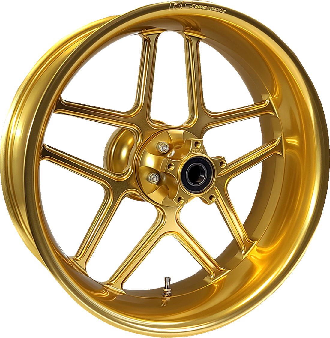 RC COMPONENTS Wheel - Laguna - Rear - Single Disc/with ABS - Gold - 18x5.5 185-140G-RAC