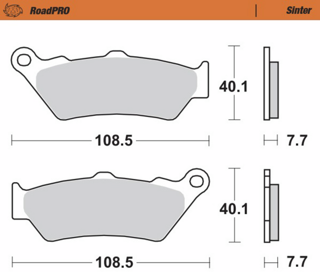 MOTO-MASTER Brake Pads 403301-PU