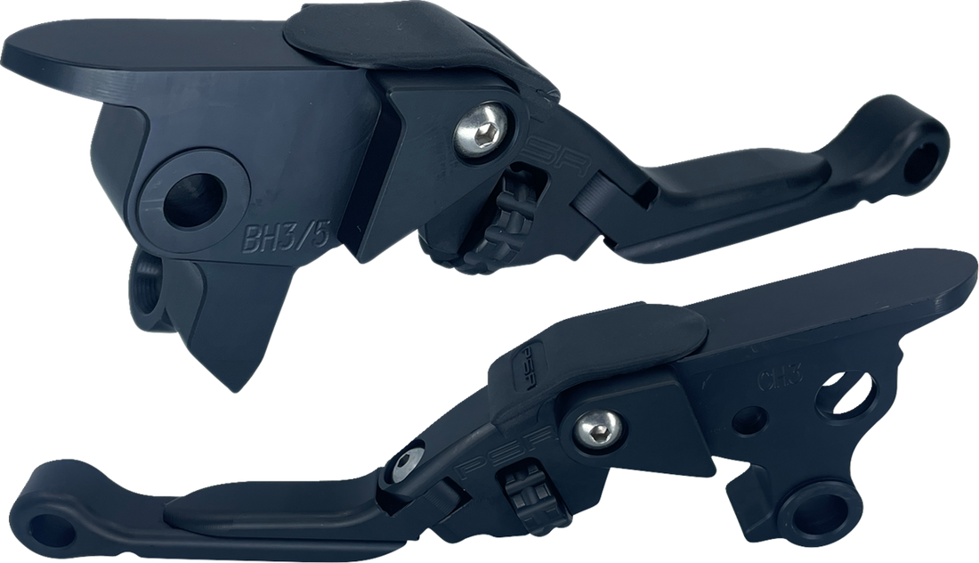 PSR Anthem Pro Adjustable Lever Set for Harley Models - Black 12-03652-22