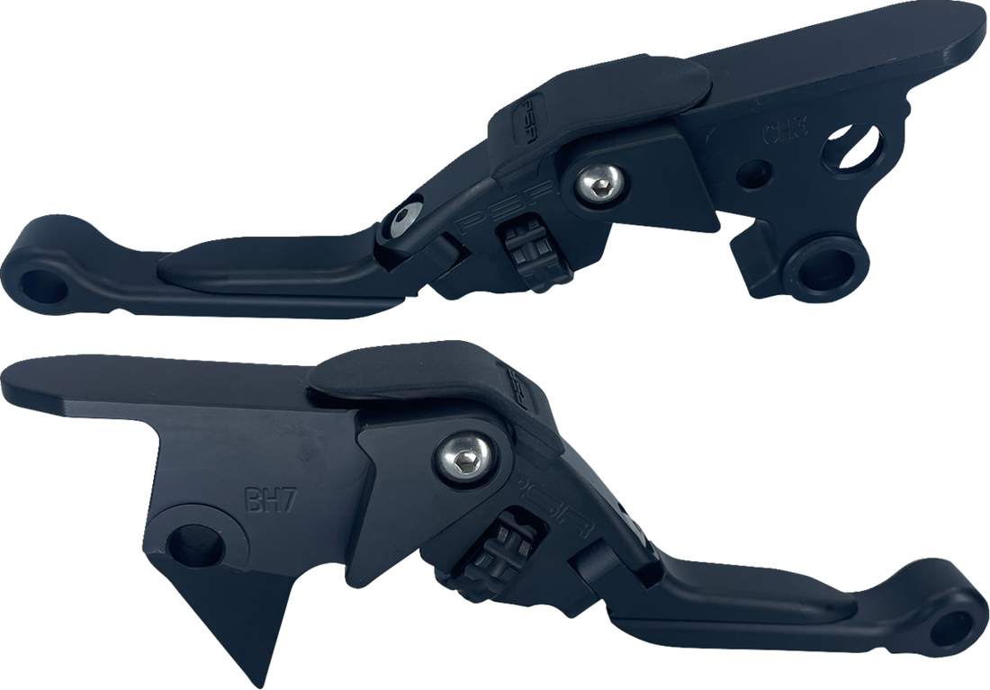 PSR Anthem Pro Adjustable Lever Set for Harley Models - Black 12-03656-22