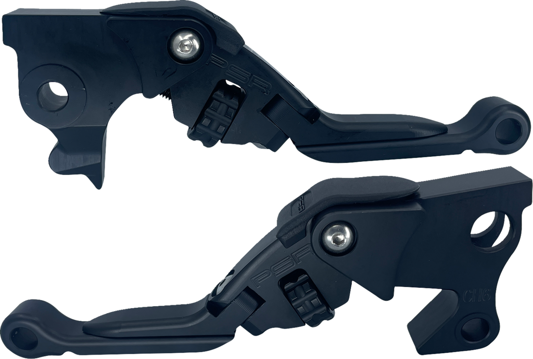 PSR Anthem Pro Adjustable Lever Set for Harley Models - Black 12-03655-22