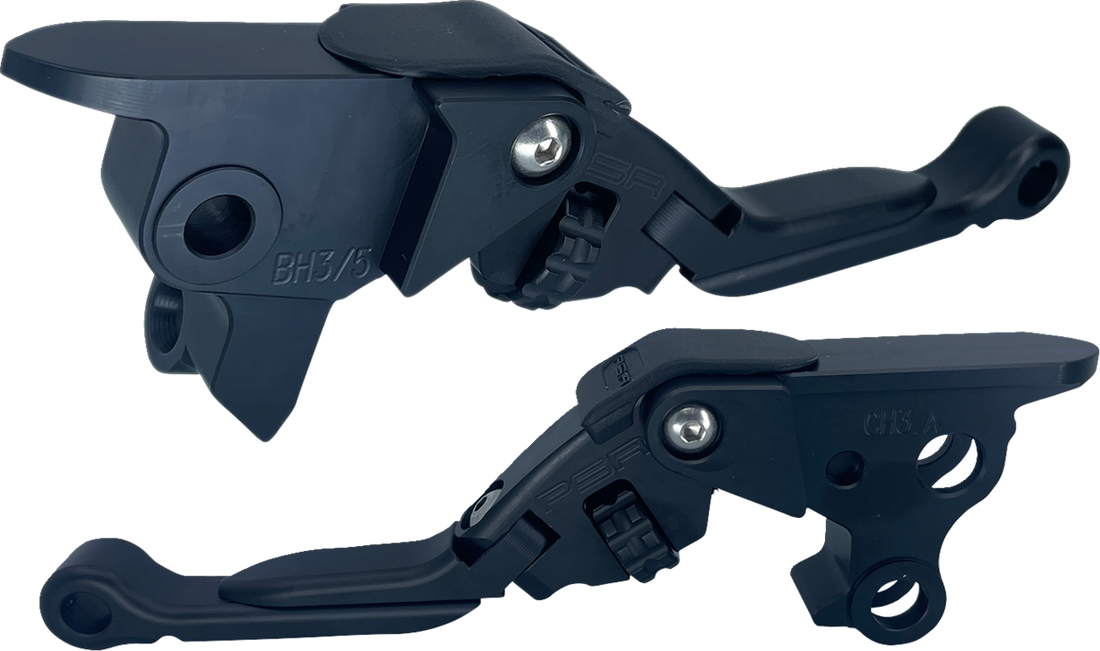 PSR Anthem Pro Adjustable Lever Set for Harley Models - Black 12-03666-22