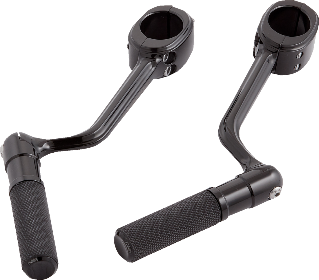 ARLEN NESS Forged Highway Peg Mounts w/ Pegs - Black 400-045