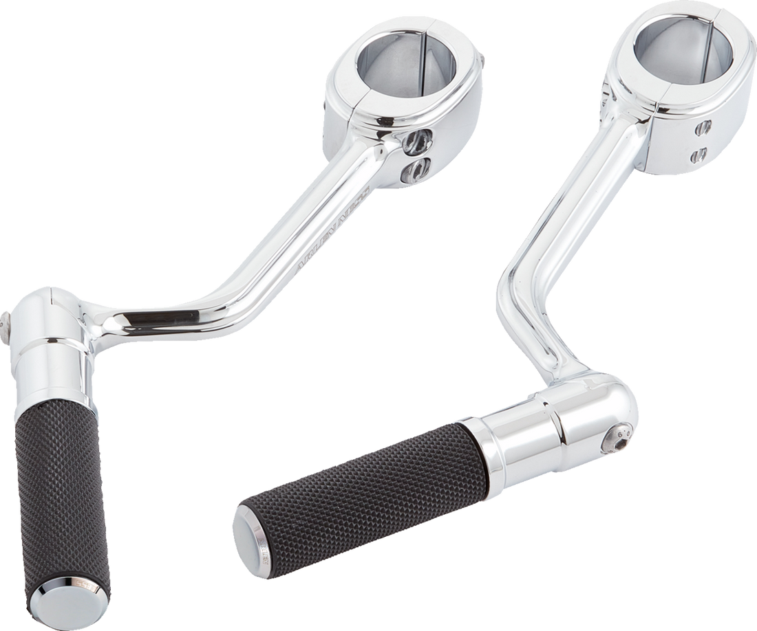 ARLEN NESS Forged Highway Peg Mounts w/ Pegs - Chrome 400-046