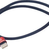 RIDEPOWER Male USB-C to Male USB-C Cable - Phone - Fast/Charger - 24" - Black/Red RPUSBCUSBC24