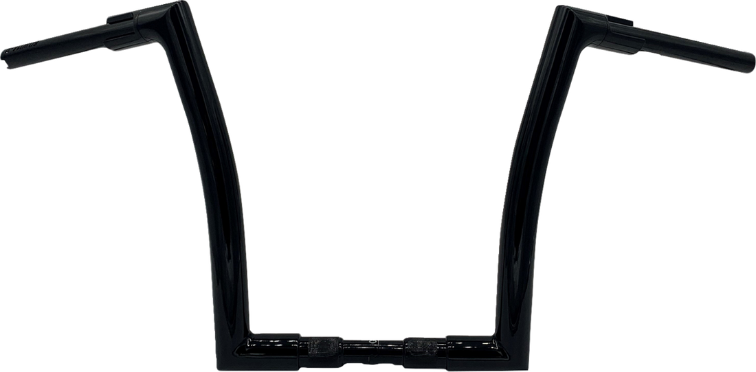 FAT BAGGERS INC. 1-1/2" EZ Install Flat Top Handlebar - 14" - Black 648014-B