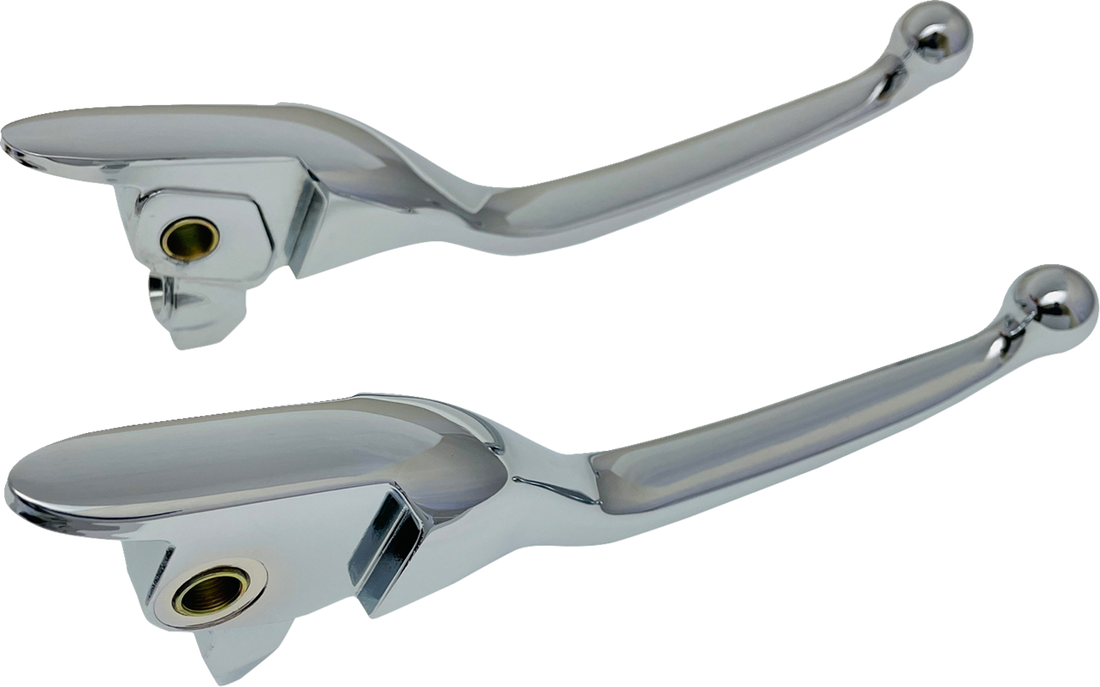 DRAG SPECIALTIES Narrow Lever Set - Chrome H07-0595N