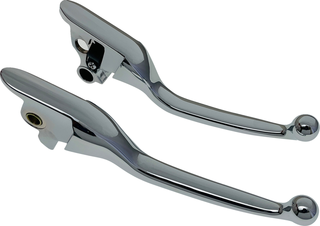 DRAG SPECIALTIES Narrow Lever Set - Chrome H07-0593N