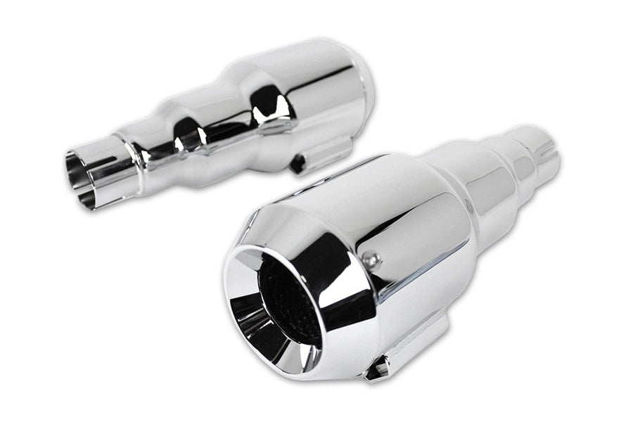 30-0073 - Grenade Muffler Set Chrome by V-Twin