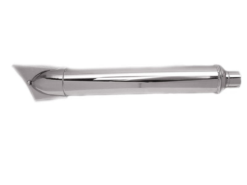 30-0164 - Chrome Stock Replacement Muffler by Wyatt Gatling