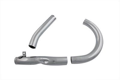 30-0168 - UL 3 Piece Exhaust System Set Chrome by V-Twin