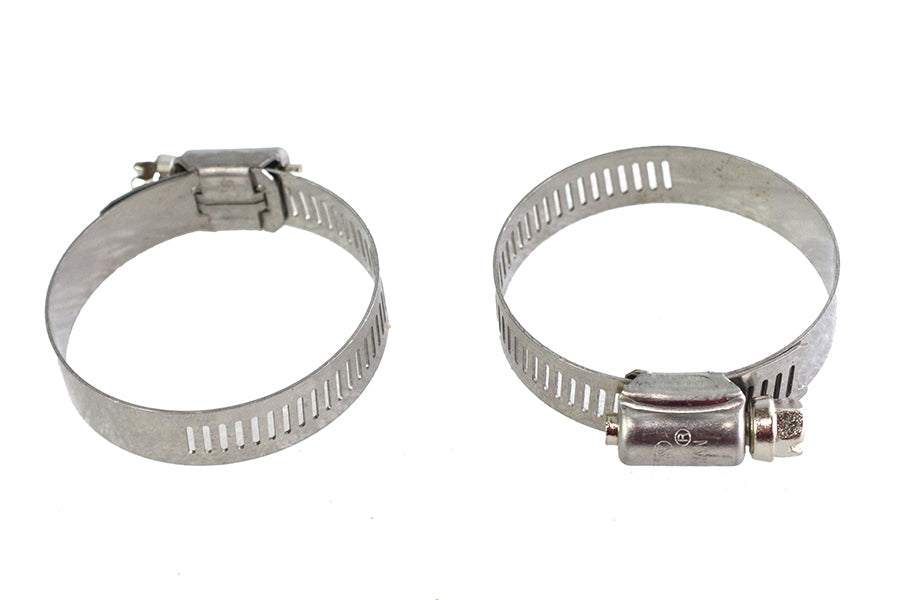 30-0256 - Exhaust Pipe Heat Shield Worm Clamp Set by V-Twin