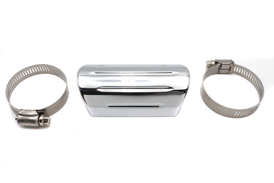 30-0321 - Exhaust Heat Shield, Grooved Style by V-Twin