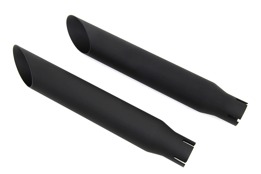 30-0438 - Wyatt Gatling Black Slash Slip-On Muffler Set by Wyatt Gatling