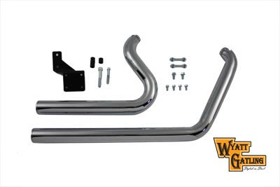 30-0517 - Wyatt Gatling Drag Exhaust Pipe Set Short Stuff Style by Wyatt Gatling