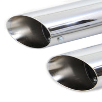 30-0568 - Wyatt Gatling Chrome Slash Muffler Set by Wyatt Gatling