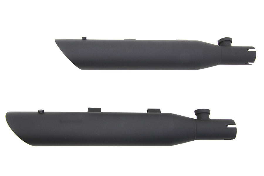 30-0571 - Wyatt Gatling Side Slash Slip-On Muffler Set Black by Wyatt Gatling