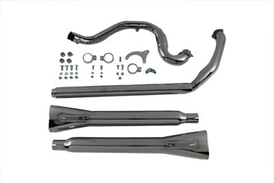 30-0588 - Crossover Exhaust Header and Muffler Kit by V-Twin