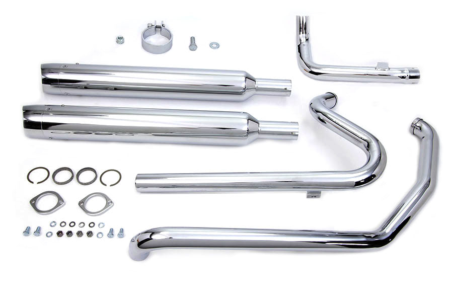 30-0631 - Touring Crossover Exhaust Header System Chrome by V-Twin