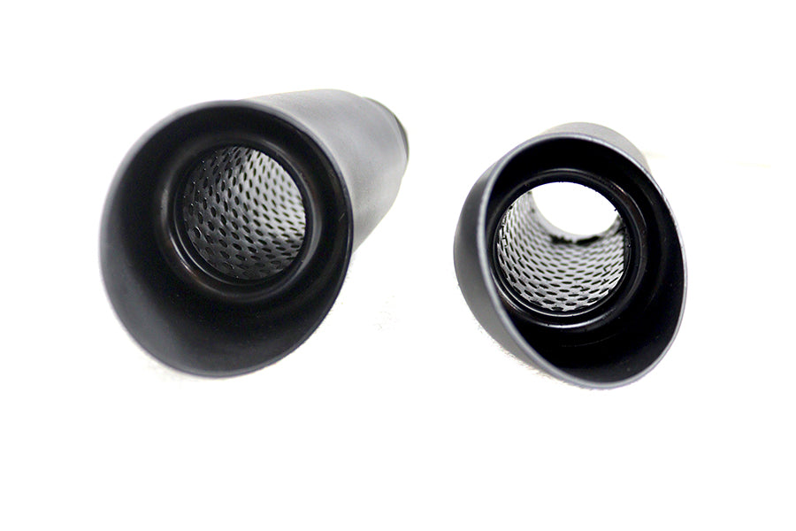 Black Mini Exhaust Tip Set