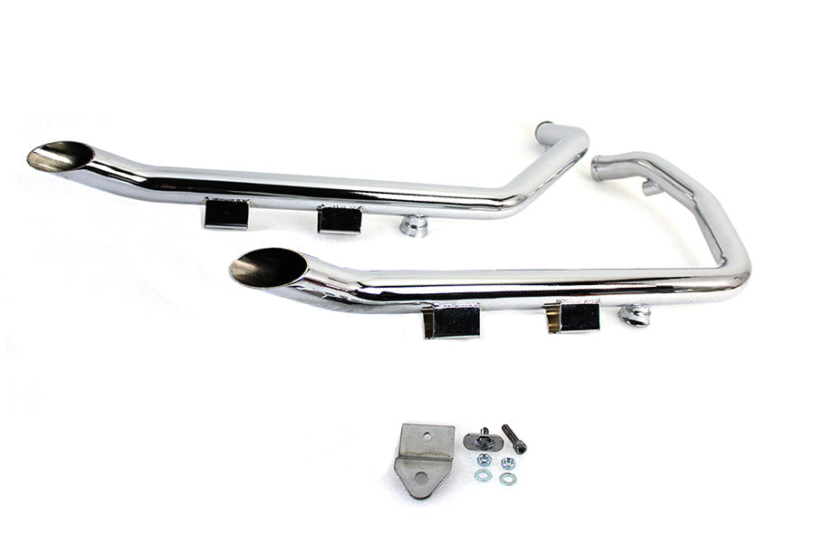 30-0676 - Wyatt Gatling Exhaust Drag Pipe Set Goose Style Ends by Wyatt Gatling