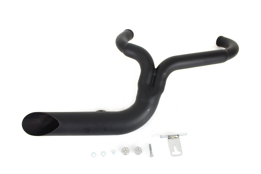 30-0679 - FXD 2:1 Lake Side Pipe Exhaust Black by V-Twin