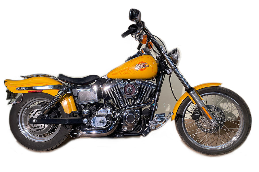 30-0711 - FXD 2:1 Lake Side Pipe Exhaust Chrome by V-Twin