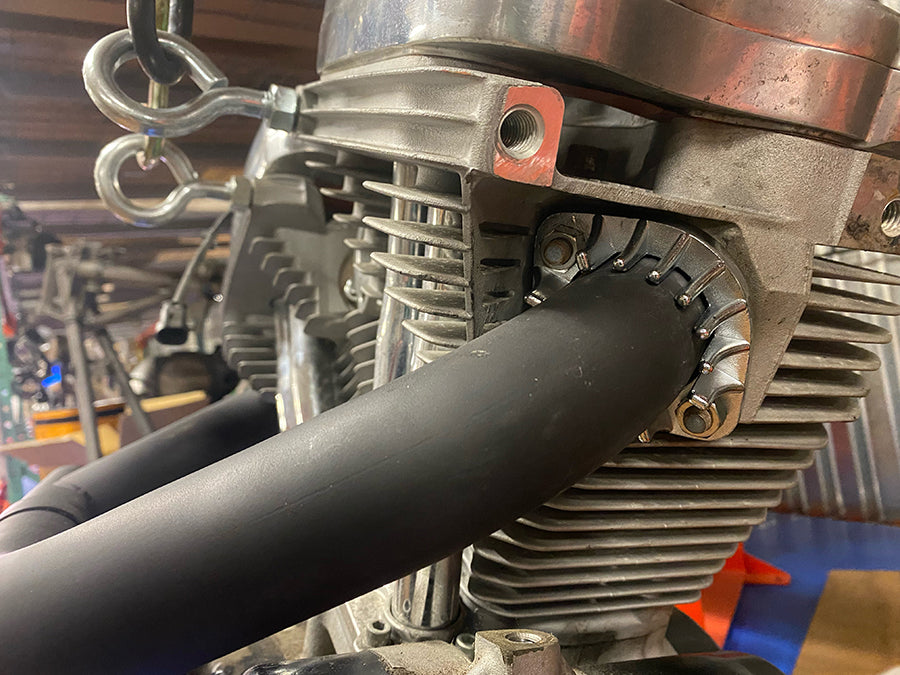 30-0857 - Finned Exhaust Port Flange Kit by Wyatt Gatling